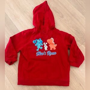 Vintage Y2K 2005 blues clues nick jr pullover hoodie size 4t made